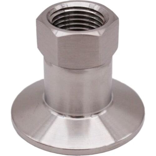 1.5" TC x 1/2" FPT, Stainless Steel 304, 3A Standard, Homebrew Clover Fitting
