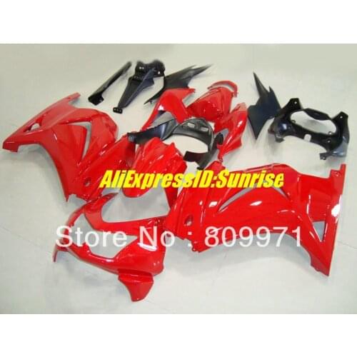 Injection mold Fairing kit for KAWASAKI Ninja ZX250R 08 09 10 11 12 ZX 250R EX250 250R 2008 2010 2012 Hot red Fairings set