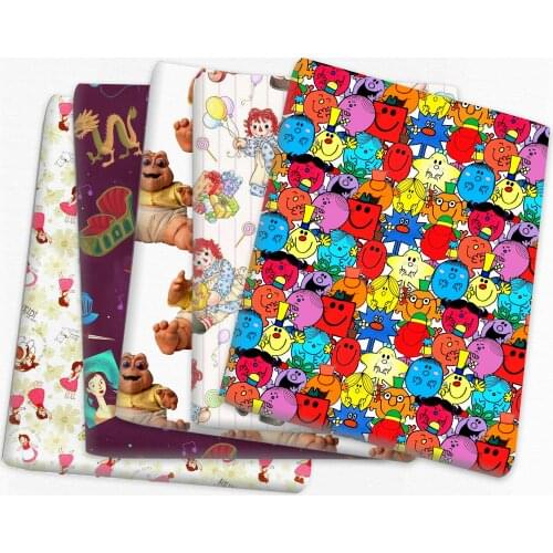 Patchwork Girl Polyester Cotton Fabric for Tissue Sewing Quilting Fabrics Needlework Material DIY Handmade,1Yc14076