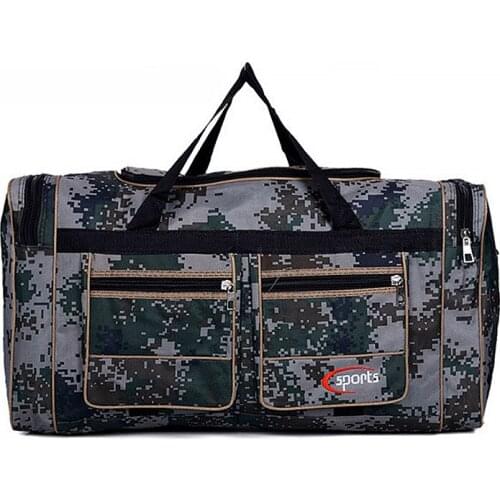 Men Camouflage Luggage Handbag Large Capacity Travel Duffel Suitcase Shoulder Crossbody Bags Casual Weekend Tote Bag XA226K