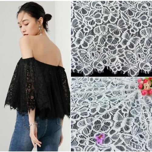 150cm wide, high-end clothing fabric, butterfly small bone thread, eyelash lace, DIY wedding veil Accessories