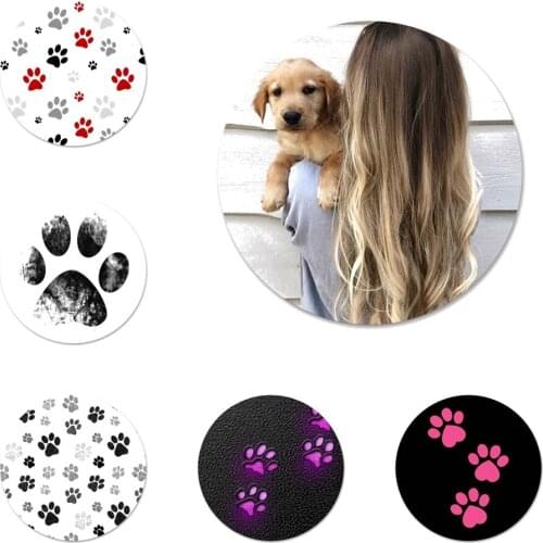 58mm Dogs Are Girls cute Dog paws Icons Pins Badge Decoration Brooches Metal Badges For Clothes Backpack Decoration