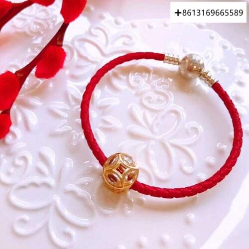 100% Pure Silver Original Copy 1:1 High Quality New Golden Pig Bracelet Series Factory Direct Batch Free Of Charge