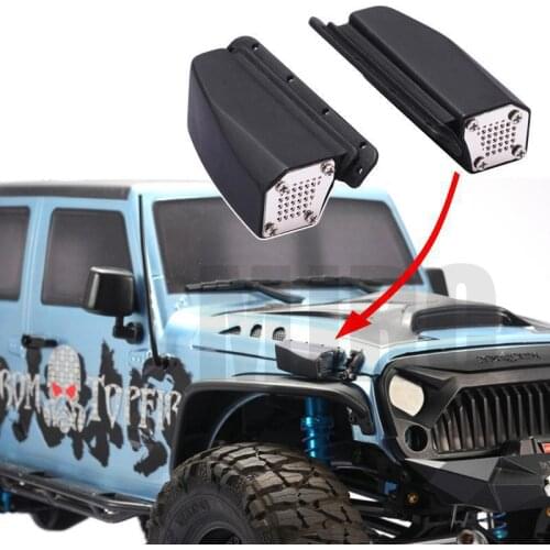 2pcs analog air filter engine air intake 1/10 RC tracked vehicle Traxxas TRX4 Mustang axial 90046 90053 Scx10 II Wrangler KM2