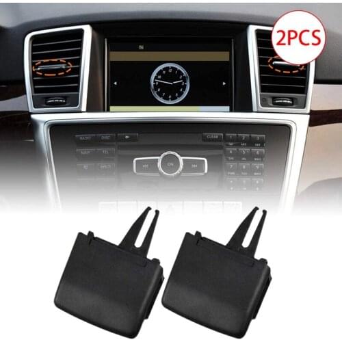 2X for Mercedes Benz Front Center Air Vent Tabs , Row Air Grille Tabs Clip Repair for W166 X166 Gl Gls Ml Gle Class