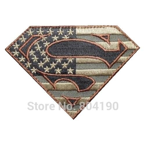 3" AMERICAN FLAG USA ARMY OP ISAF US MILITARY FOREST Iron On PATCH Wholesale Dropship