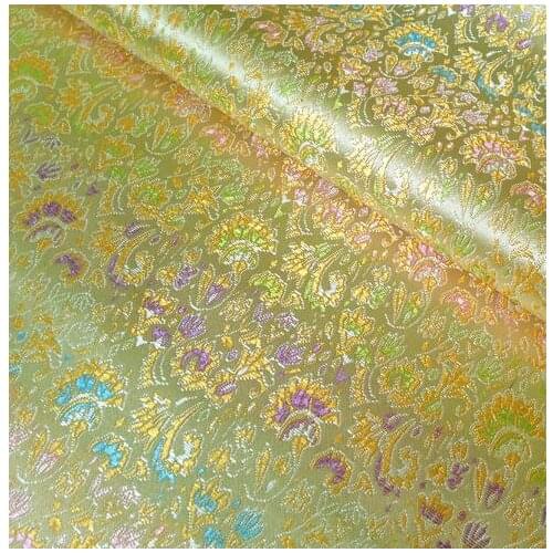 90cm*100cm Brocade fabric costume baby clothes DIY fabric cloth dress clothing fabric flowers packaging cockscomb wholesale