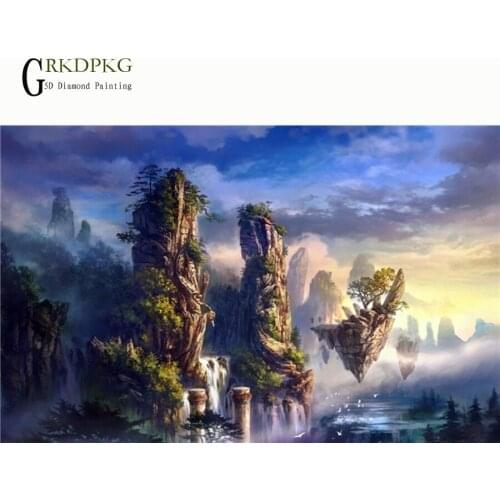 Drill,diamond embroidery 5d DIY diamond painting cross stitch full square rhinestone mosaic,landscape,unfinished home decoration