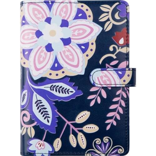 Binder A6 Notebook with Ring Spiral Diary Journal Sketchbook Set Office Weekly Agenda Planner Organizer Note Book School Notepad