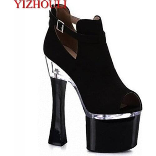 Chun xia sexy Roman gladiators 18 centimeters flashing buckles fashion womens high-heeled shoes sell like hot cakes
