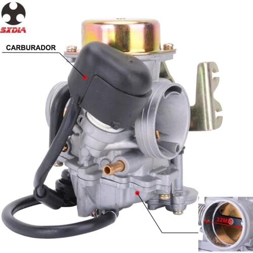 For CVK32 Keihin all the motorcycle scooters atv with GY6 150-250CC engine Motorcycle Aluminum 32mm Carburetor Carb