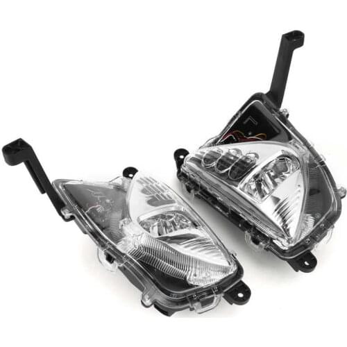 DRL for Prius Pair LED Daytime Running Lamps Turn Signal Fog Light DRL Left/Right Fit for Prius 2016‑2018 LED DRL