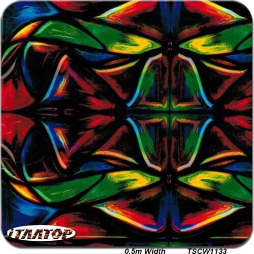 ITAATOP Hydrographic Film TSCW1133 0.5M * 2/10/20M Colorful Water Transfer Printing Film