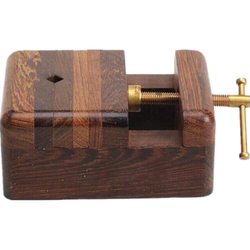 Wenge rectangular seal carving tool wood mahogany bed jig Indian chapter of stone tool factory outlets