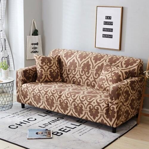 Plaid Elastic1/2/3/4 Sofa Covers for Living Room 3 Seats Stretch Sectional L Shape Couch Cover Armchair Protector Slipcovers