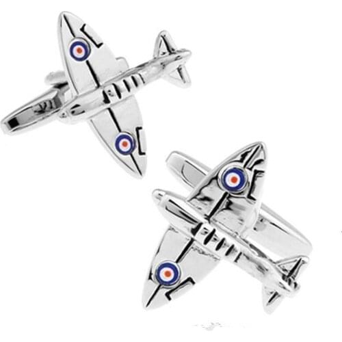 Hot sale 6 Styles Bullet Aircraft Tank Pistol Model Cufflinks for Mens Shirt Cuff botton High Quality Copper Fashion Cufflinks