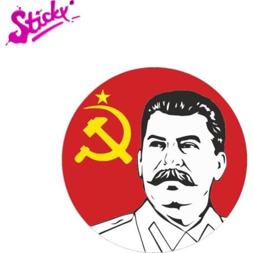 STICKY Russian President Stalin Car Sticker Decal Decor Motorcycle Off-road Laptop Trunk Guitar Vinyl Sticker