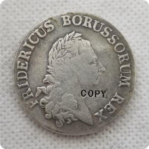 GERMAN STATES 1785 Fredericus Borussorum Rex Coin Medal Thaler Copy Coin