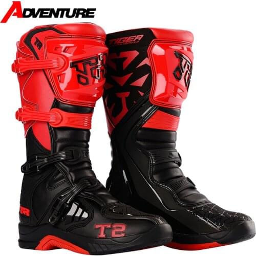 Motorcycle Boots Protective Motocross Long Thigh Boots Waterproof Active Axis Motorcycle Shoes Motorbike Off-road Moto Boots