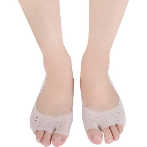 Soft Silicone Moisturizing Gel Socks Protector Relieve Skin Foot White Care Dry Women Large Cracked Peeling Color Size For A0D2