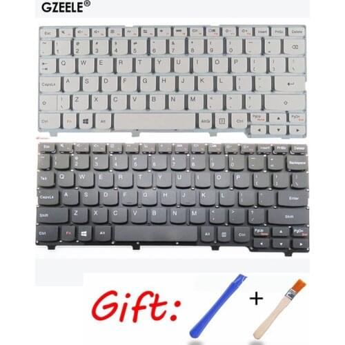 New US laptop keyboard For Lenovo ideapad 100S 100S-11IBY English keyboard black/white