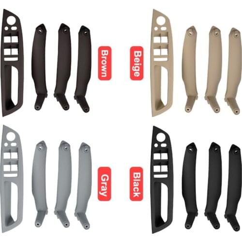 Armrest Car Left Front Drivers Seat LHD Interior Door Handle Inner Panel Pull Trim Cover for BMW E70 E71 E72 X5 X6 2007-2014