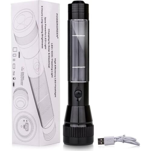 Festival Energency Power Bank 2000mAh Li-polymer Battery Solar LED Light Solar Flashlight Night Lamp