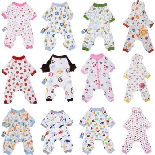 Warm Pet Cat Clothes For Dog Jumpsuit Four legs Winter Thicken Dog Cat Pajamas For Small Dogs Coat Pet Hoodies Cat Costume 35