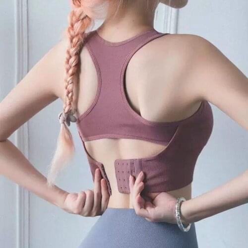 Yoga Fitness Tank Top High Sports Underwear Women Crop Top Roupas Femininas