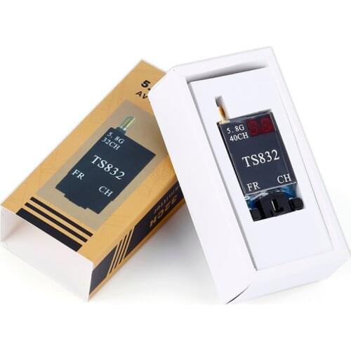 TS832 40Ch 5.8G 600mw 5km Wireless Audio/Video Transmitter for FPV RC Tx Rx Set for aircraft 5KM Range