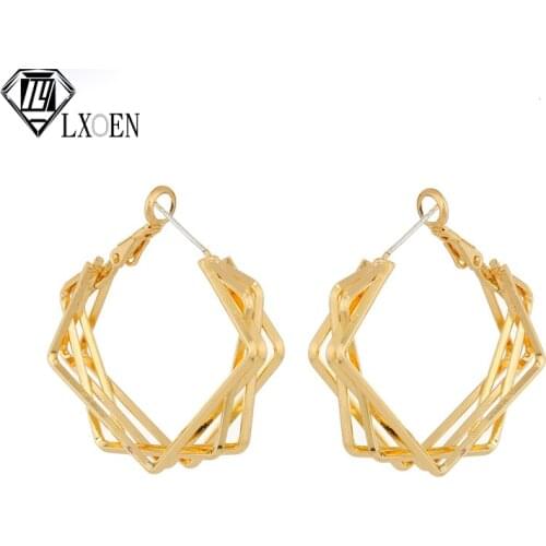 Punk Temperament Round Hot Style Earrings 2021 New Circle Korean Hoop Earrings Female Women
