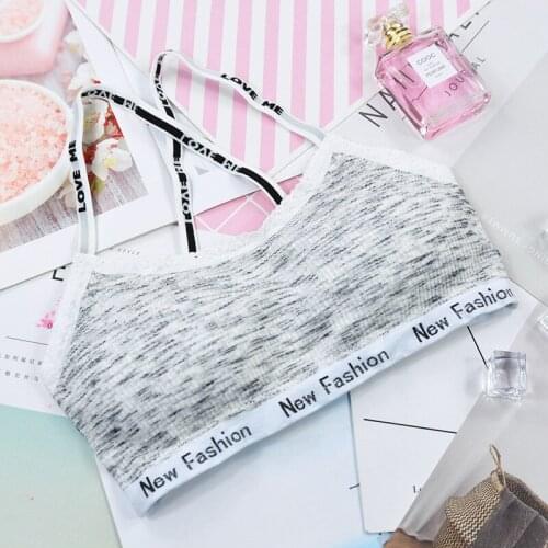 1PC High Quality Girls Bra Fashion Brand Girls Underwear Wireless Thin Cup Bra Comfortable Children Underwear