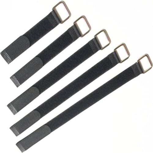 5pcs/lot Magic Tape Sticks Cable Ties Model Straps Wire With Battery Stick Buckle Belt Bundle Tie Hook Loop Fastener Tape