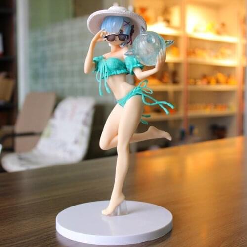Anime Re : Life in a Different World From Zero Rem Remu Crystal Ball Ver. Action Figure Model Toys