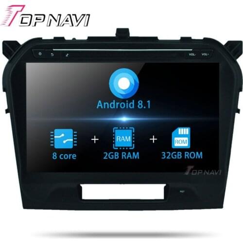2 din 10.1''Android 8.1 Car Audio GPS Navigation For Suzuki Grand Vitara 2015 Car Multimedia Players Bluetooth Wifi with Map MP3