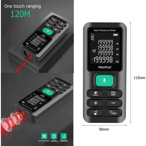 Household Laser Rangefinder 70M/120M Digital Laser Distance Meter Laser Range Finder Tape Distance Measurer Ruler Test Tool