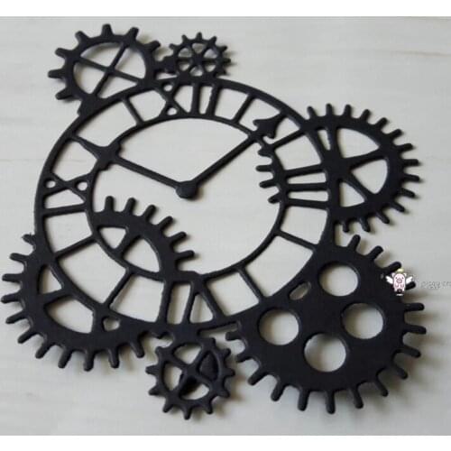 Gear clock decoration metal Cutting Dies Stencils DIY Scrapbooking Paper/photo Cards Embossing Dies