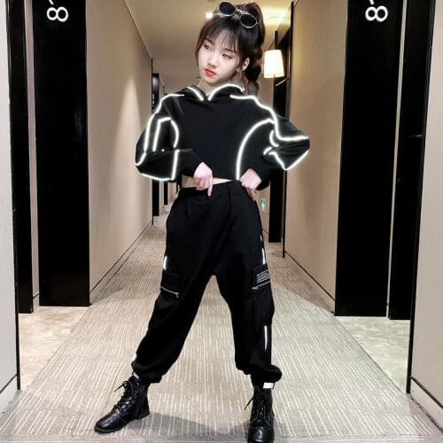 Kids Tracksuit For Girls Clothing Sets 2021 Spring Autumn Toddler Girls Clothes Outfit Suit Glow Children Clothing 4-14 Year