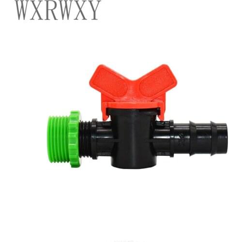 Wxrwxy Irrigation valve male 3/4 to the 3/4 hose Waterstop valve Garden tap male 1/2 to 20mm hose cranes 1pcs