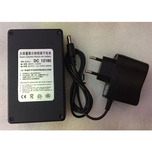 MasterFire Portable DC 12V 1800mAh Super Polymer lithium-ion Rechargeable Battery Pack for CCTV Camera Transmitter DC 12180