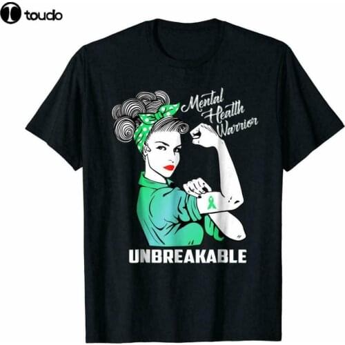 Mental Health Warrior Unbreakable - Awareness Month T-shirts Tee US trend
