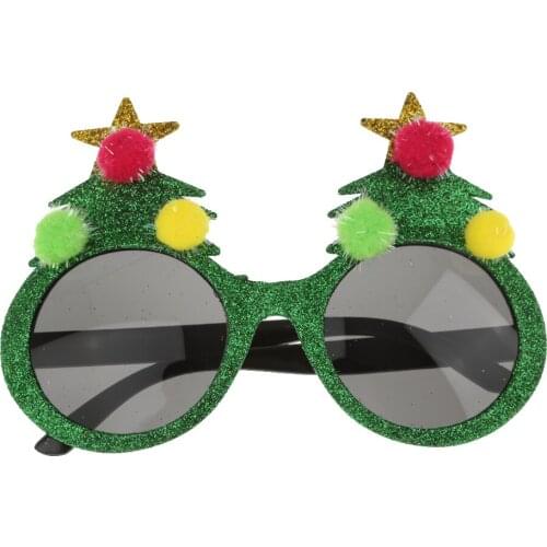 Cartoon Eye Glasses Fancy Dressup Props Funny Eyeglasses for Xmas Halloween Festival Birthday Party Costume Accessory