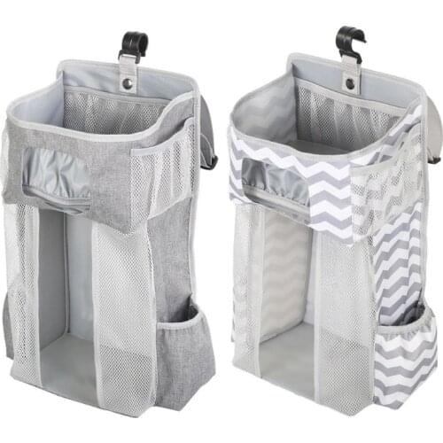Baby Storage Organizer Crib Hanging Storage Bag Caddy Organizer for Baby Essentials Bedding Set Diaper Storage Bag