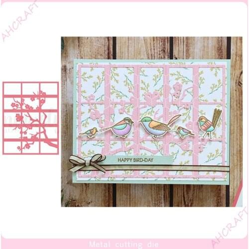 A plum blossom frame Metal Cutting Dies for DIY Scrapbooking Photo Album Decorative Embossing PaperCard Crafts Die2020