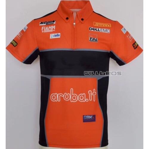 Orange Black Quick Dry Short Sleeve Motorcycle ATV Bike Offroad Mens Polo Shirt Motocross Summer Short Sleeve t-shirts sport