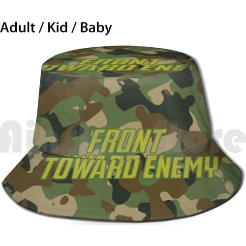Front Toward Enemy Sun Hat Foldable UV Protection Bath Beauty Personal Care Coverings Military Military Washable Air