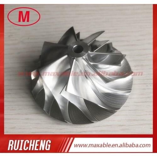 T04S 55.01/76.00mm turbo Billet/aluminum 2618/milling compressor wheel