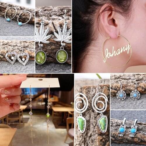 Vintage Sweet Minimalist Style Womens Round Geometric Earrings Weekend Date Party Couple Jewelry Gift Fashion Decoration