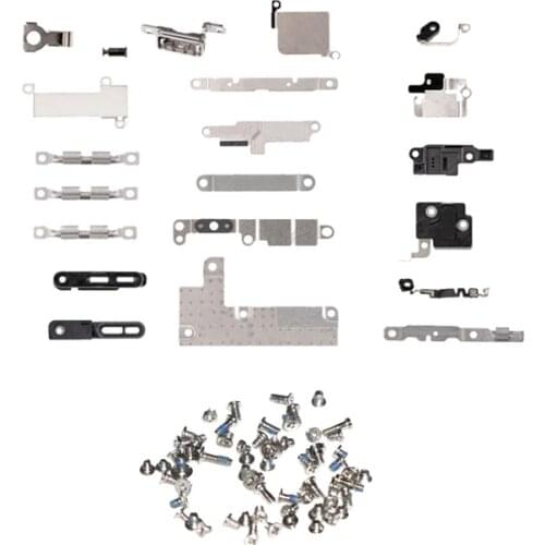 Inner Repair Replacement Spare Parts Holder Bracket Fastening Pad for iPhone 5 5S 6 6S 6Plus 7 8 7Plus X with Full Set Screws