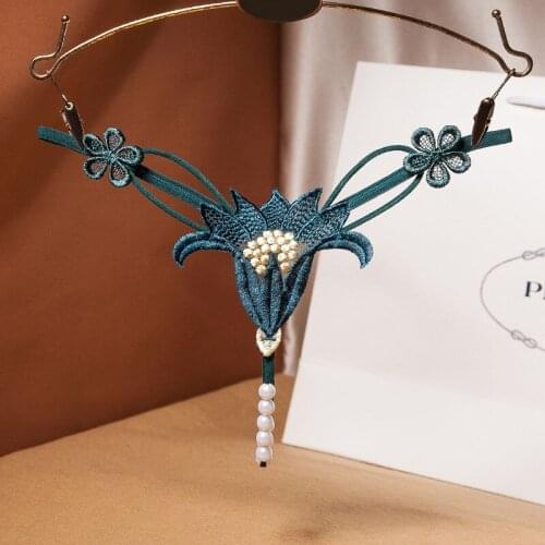 Womens Sexy Thongs Lace Transparent G-String Underwear Panties Briefs for Ladies T-back Briefs Panties Underwear Lace Underwear